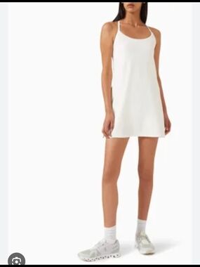 The Upside White Slip Chemise with Thin Straps